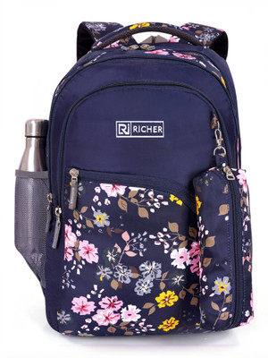 Richer Large 36 L Laptop Erin Laptop Backpack for Women, 4 compartments 36 L Laptop Backpack(Blue)