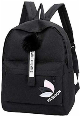 Flamebird BLACK FASHIOBBACKPACK67Y_11 20 L Backpack(Black)