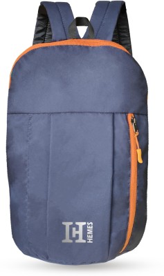 H-Hemes H-LOGO-OrangeZip-NavyBlue-Bag_14 12 L Backpack(Blue, Orange)