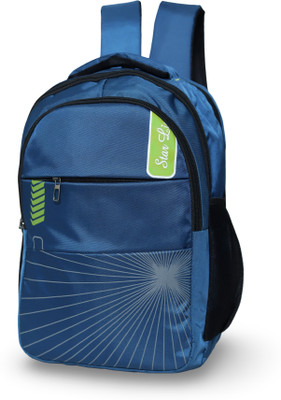 Starliner Star Casual Printed School/College/Office Bag For Girls and Boys 30 L Backpack(Blue)