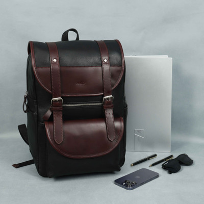 Celtic Timeless Leather Unisex Classic Backpack – Stylish & Functional 25 L Backpack(Black)