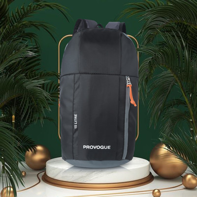 PROVOGUE Small 15 L Backpack Unisex Backpack For School/Office/Travel/Casual Outdoor Hiking (Black) For Rs. 179 @ 64 %