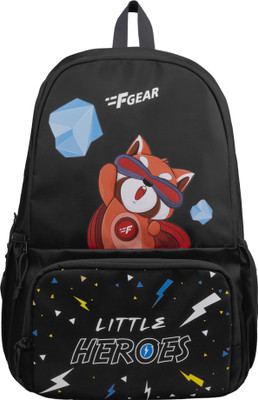 F Gear Little Heroes Black 22 L Backpack(Black)