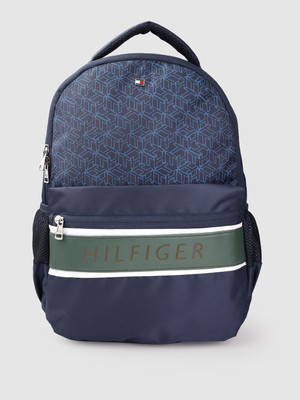 TOMMY HILFIGER Geometric Backpack 30 L Backpack(Blue)