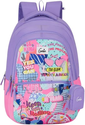 Genie Whimsy 36L Purple Laptop Backpack With Laptop Sleeve 36 L Backpack(Purple)