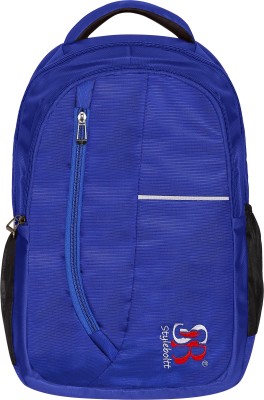 SB STYLEBOLTT 35 Ltrs Water Resistant Casual Travel Bagpack/College - School Backpack Bag for 35 L Backpack(White, Blue)