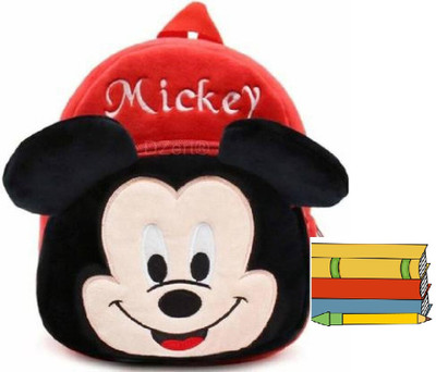 AMANVANI Mickey For Your Little Mouse 12 L Backpack(Red, Black)