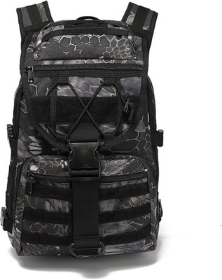XPEDITION XPERTS Tactical Backpack Camping Bags Waterproof Molle Camping Backpack TAC-8846 40 L Backpack(Black)