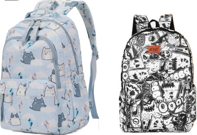 MishKav Star World 30 L Backpack(Black, Blue)