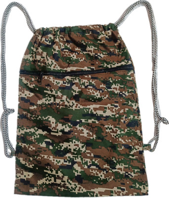 Kumar's Trend crpf Camouflage Army Military Dori Bag 15 L Backpack(Multicolor)