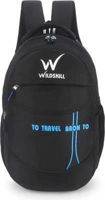 WILDSKILL Mini Backpack for Men & Women | Lightweight | Stylish Small Bag . 30 L Backpack(Black)