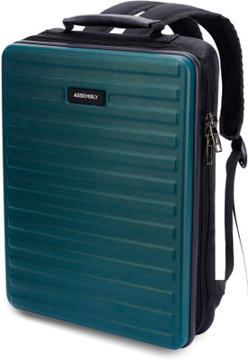 Assembly Hard Shell Sleek Travel Bag with Padded Compartment 12 L Laptop Backpack(Green)