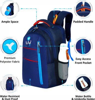 V-Pro Synergy: Top-Notch, Versatile Bag for Dynamic Professions Backpack 35 L Laptop Backpack(Blue)