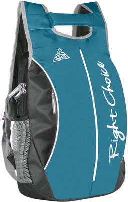 RIGHT CHOICE Unisex Right Backpack 20 L College Bag For Daily Use (Black & Sky Blue) 5 L Backpack(Black)