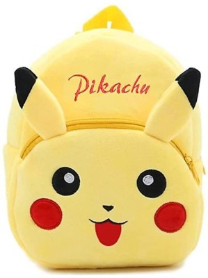 Shoppe Pikachu Kids School Bag Cute Backpacks for Girls/Boys 10 L Backpack(Yellow)