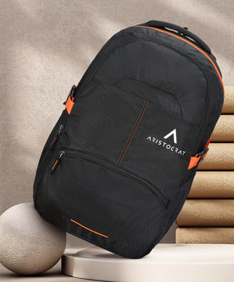 ARISTOCRAT Charge Laptop Backpack, 32L With Multiple Utility Pockets & Rain Cover - Black 32 L Laptop Backpack(Black)