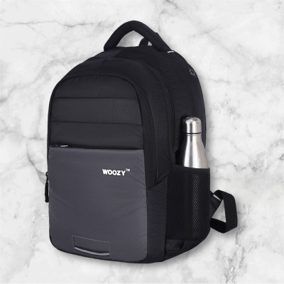 Woozy Premium College Backpack School Bag Hybrid Grey_8 30 L Laptop Backpack(Grey)
