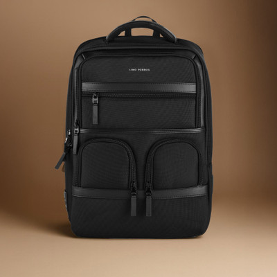 LINO PERROS Men Backpack 14.27 L Backpack(Black)