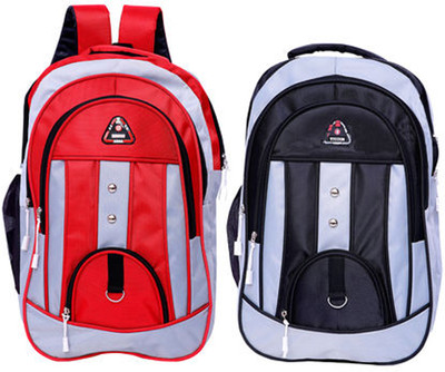 khatushyam collection 1BLCK_+1RED_TYCONb 25 L Laptop Backpack(Multicolor)