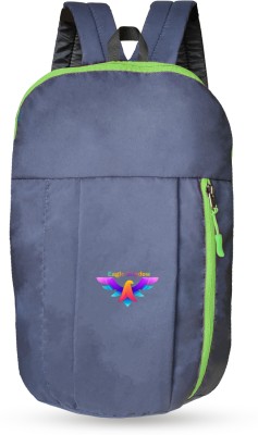 Cp Bigbasket EagleShadow-NavyBlue-GreenZip_20 12 L Backpack(Blue, Green)