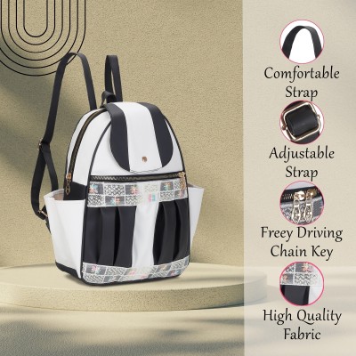 BURRAQUE stylish backpack 15 L Backpack(Multicolor)