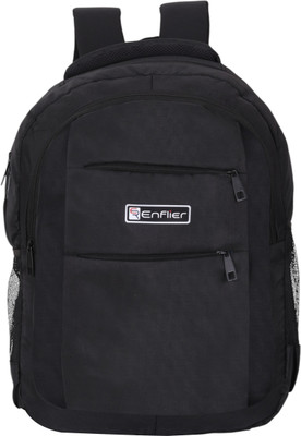 Enflier School Bag 30 L College bag | School, College & Travel Bag (Black) 30 L Backpack(Black)