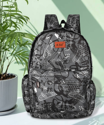 khatushyam collection new printed backpack 25 L Backpack(Grey)