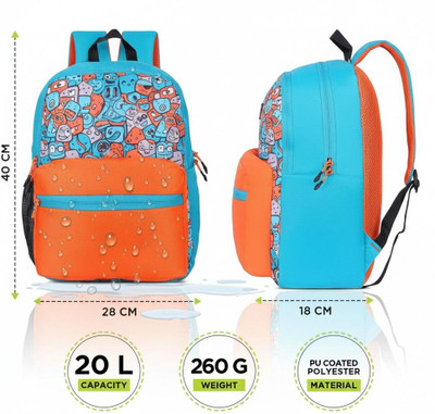 OQAB SCHOOL/BAGS 20 L Backpack(Orange)