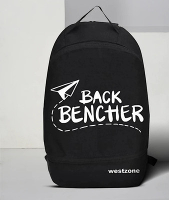 WESTZONE Bagpack small bag 13 L Backpack(Black, White)