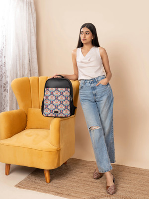 ZOUK Kovil Blue Statement Backpack 16.9 L Laptop Backpack(Blue)