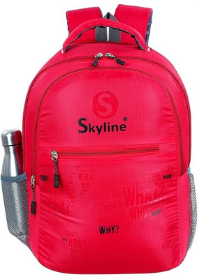 SKYLINE Versatile For Work,College and Travel 35 L Laptop Backpack(Red)