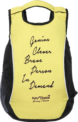 RIGHT CHOICE New Stylish look Geniouse bag for school college and causal s 10 L Trolley Backpack(Yellow)