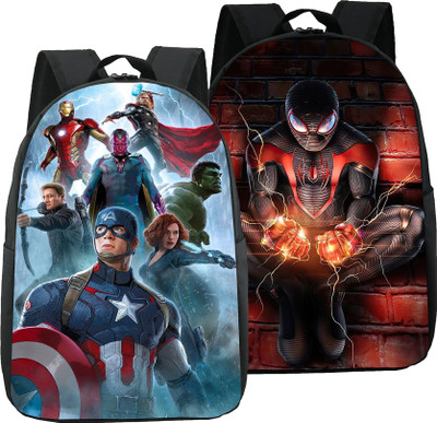 khatushyam collection CAPTAN+SPIDER 5-COMBOb 30 L Laptop Backpack(Multicolor)