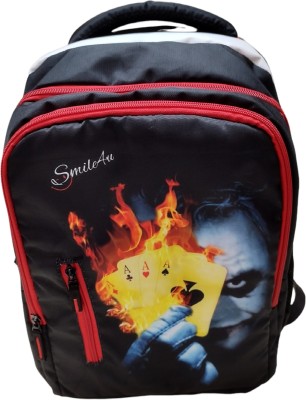 smile4u joker style best Backpack(NN-WF4) 40 L Laptop Backpack(Red, Black)
