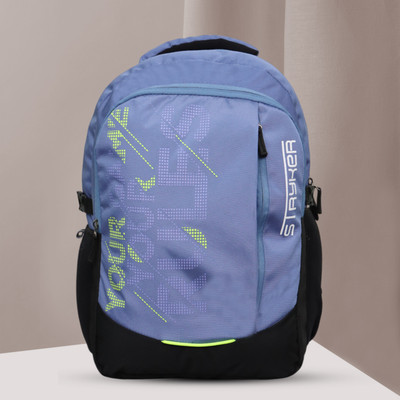 Stryker Stylish Backpack for School, College & Travel 35 L Laptop Backpack(Blue, Black)