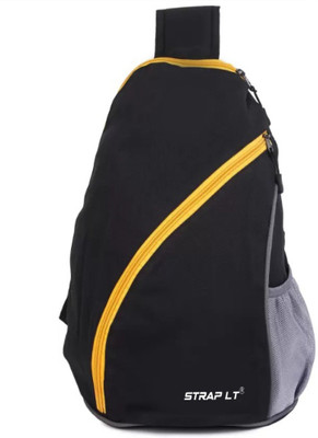 Straplt KO YELLOWCHAIN787_18 12 L Backpack(Black)
