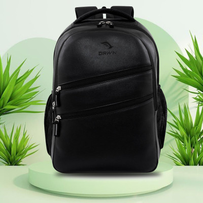 Airwin Premium Waterproof School Bag for Kids - 18x12x6 Inch Spacious Backpack 25 L Backpack(Black)