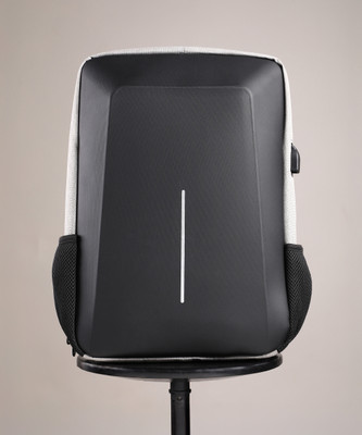 French Accent Men's The Travel Mate Backpack - Moon Grey:Onyx Black 24 L Backpack(Grey)
