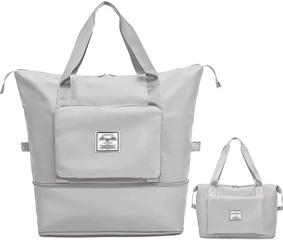Smartcraft 30L Bagpack Foldable Travel Bag Foldable Travel Duffle Bags-Grey Duffel Without Wheels