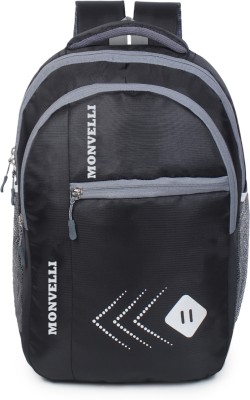 MONVELLI 2050_BLACK_BACKPACK_21 25 L Backpack(Black)