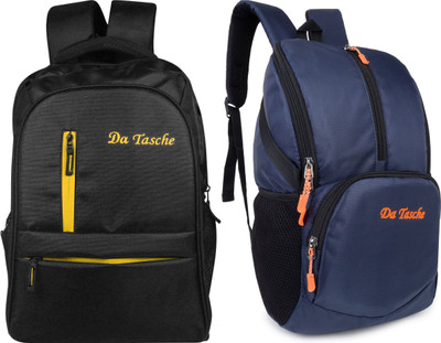 Da Tasche Daypack Blue 25 L Backpack(Blue, Black)