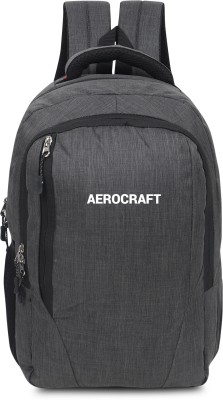 AEROCRAFT Medium 30 L laptop Pen Pocket Accessories Backpack 30 L Laptop Backpack(Grey)