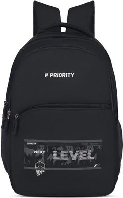 Priority Tork 004 College Bag BLK 31 L Backpack(Black)