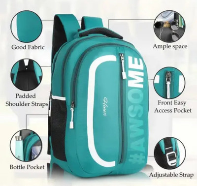 HINEX BAGS Large 35L Laptop Backpack Unisex Bag Office/School/College/BusinessA 38 L Backpack(Blue)
