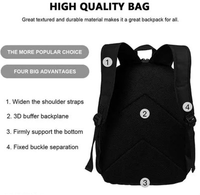 khatushyam collection Laptop Backpack LATEST UNISEX STYLISH ADORABLE CANVAS BACKPACK 30 L Backpack(Black)