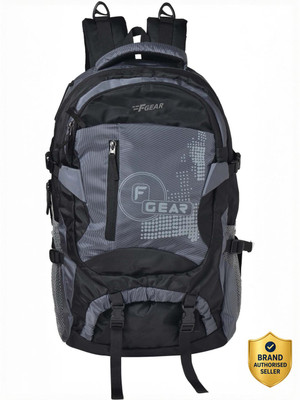 F Gear bags 46 L Laptop Backpack(Black, Grey)