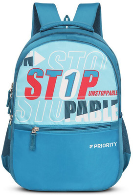 Priority Polyester Magnet 009 Printed College 30 L Backpack(Blue)
