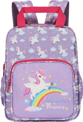 Aerobag Rainbow Unicorn Play Group | Preschool Backpack For Baby | Kids | Boys & Girls 14 L Backpack(Purple)