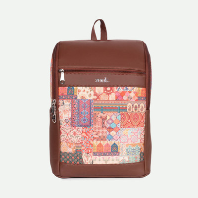 ZOUK Amalia Backpack (Large) - Kutch Gamthi 14.7 L Backpack(Multicolor)
