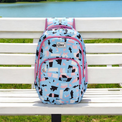 Cluci for Girls College Backpack Coaching Bag School Tuition Bag Waterproof School Bag 35 L Backpack(Blue)